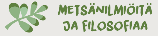 Metsäilmiöitä ja filosofiaa -logo